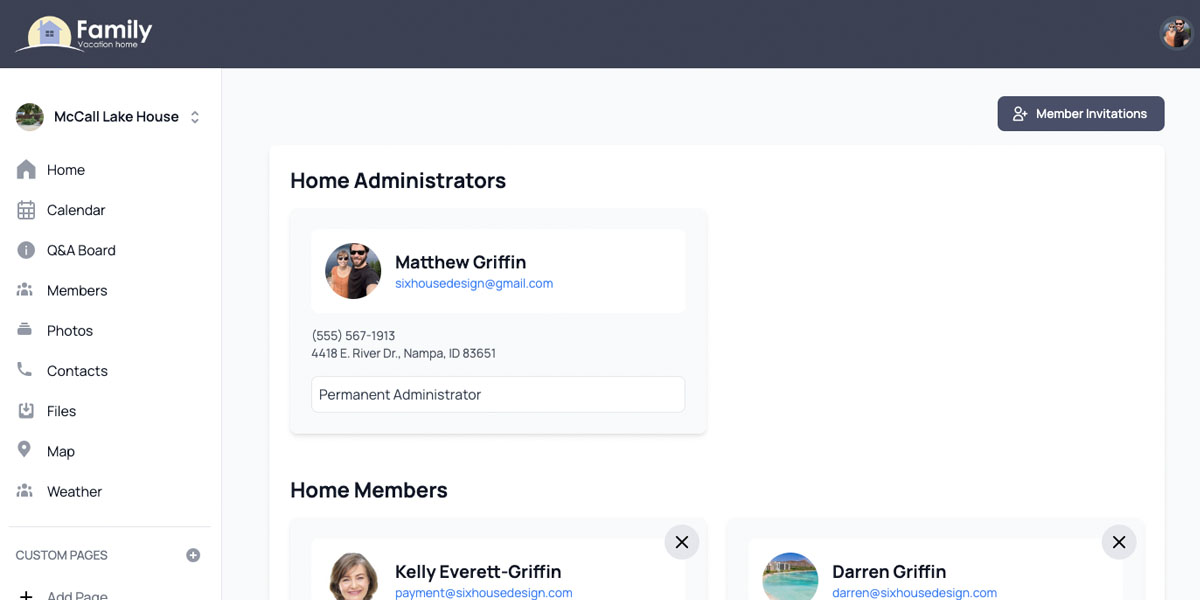 Manage member access