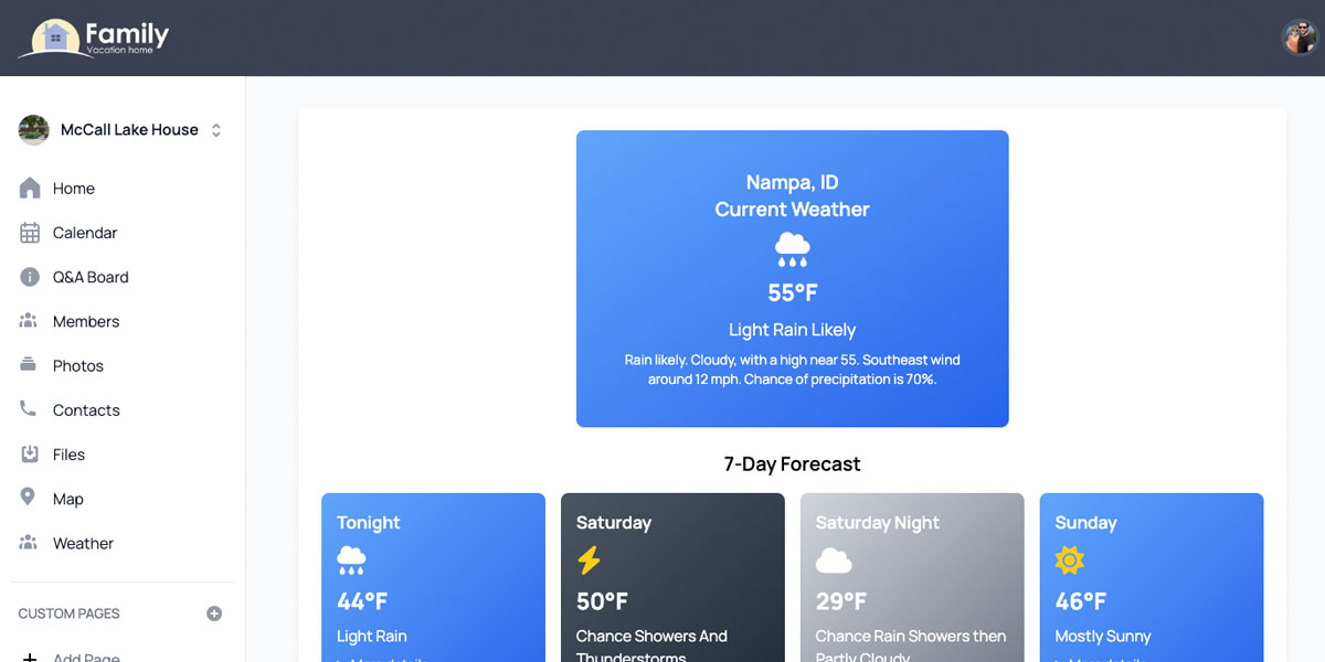 Get local weather